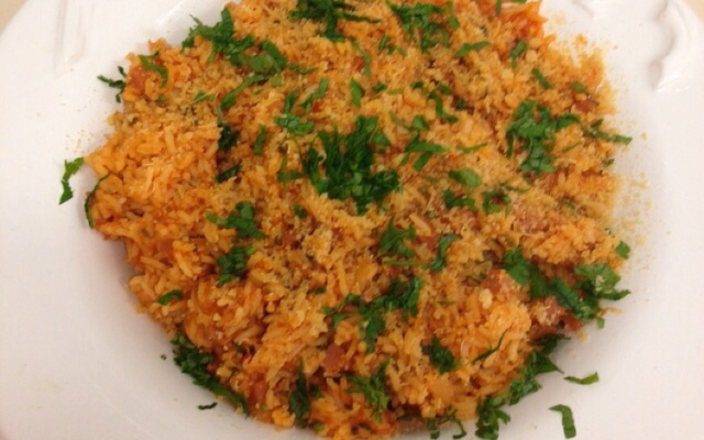 Falso risoto de calabresa