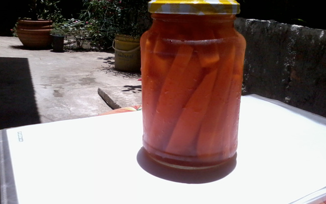 Conserva de cenoura