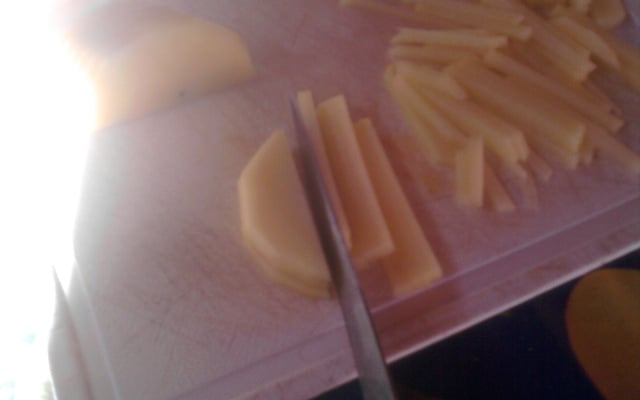 Batata palha no forno