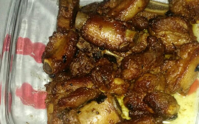 Costelinha na cerveja