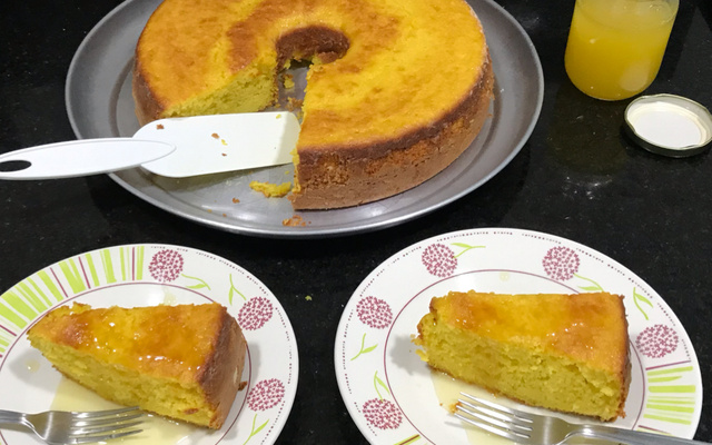Bolo de mexirica do Lucio Cezar