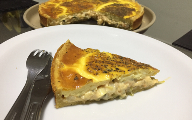 Quiche de palmito