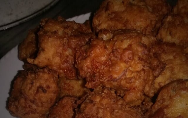 Bolinho de arroz simples da Valéria