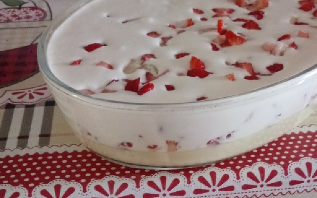 Gelado de morango