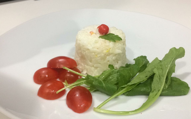 Risoto de limão siciliano