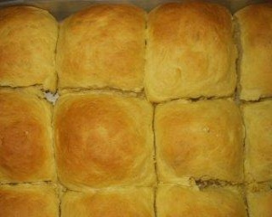 Pão de hambúrguer com mandioquinha