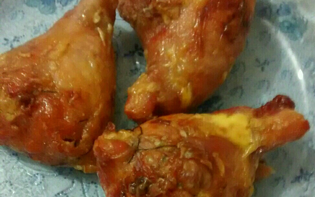 Coxa de frango recheada