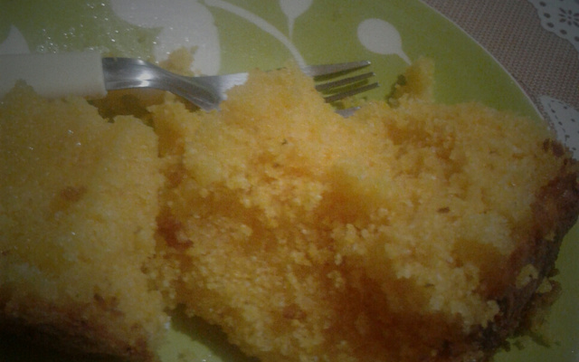 Bolo de milho (com farinha de polenta)