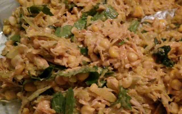 Salpicão de casca de melancia