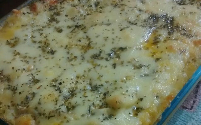 Escondidinho de batata com carne seca