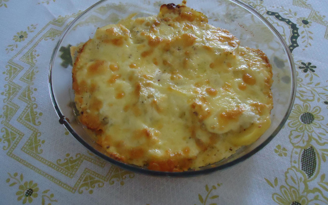 Batata gratinada