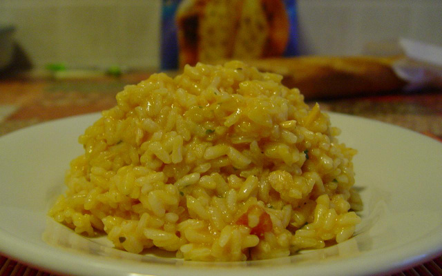 Risoto ao Salmão