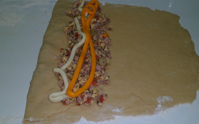 Pão de pizza da Cintia