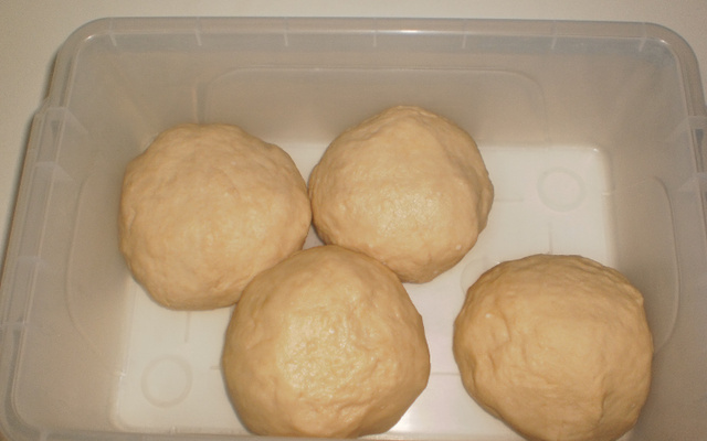 Massa de pizza artesanal