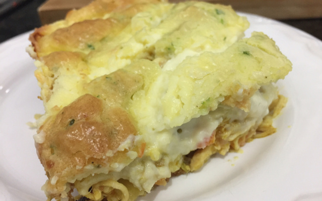 Torta de liquidificador da Denise