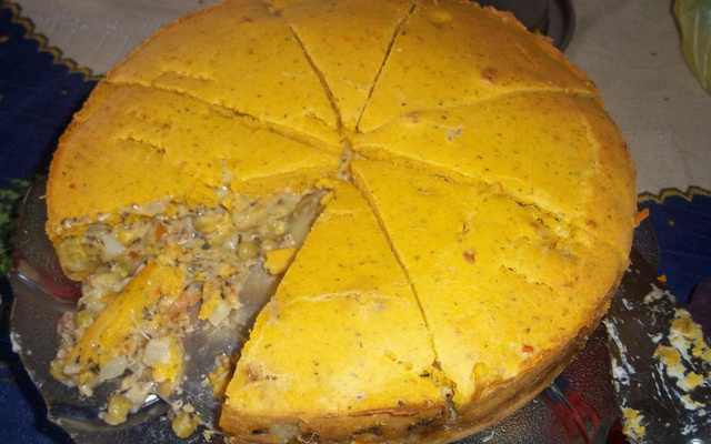 Torta de cenoura recheada