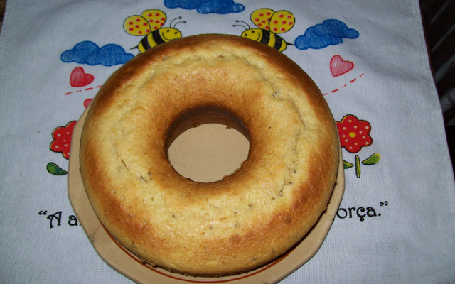 Bolo simples de fubá