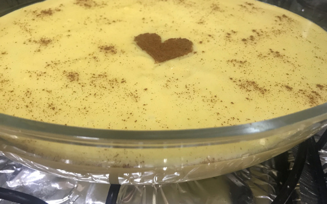 Curau de milho de latinha