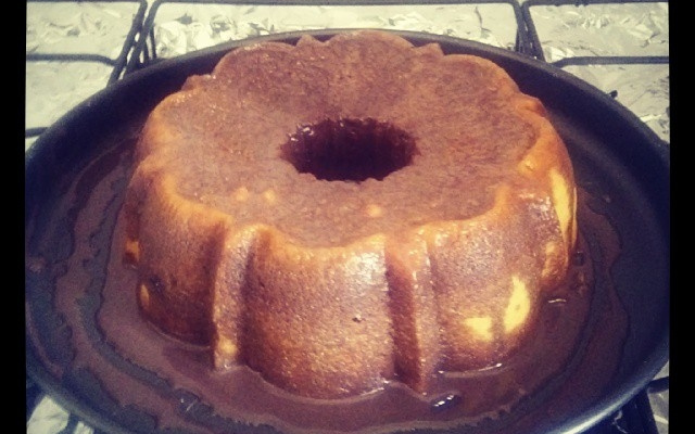 Bolo de chocolate de microondas