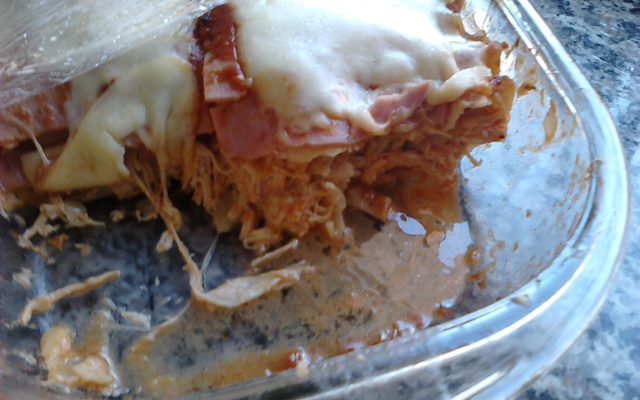 Lasanha de frango cremoso da Ju