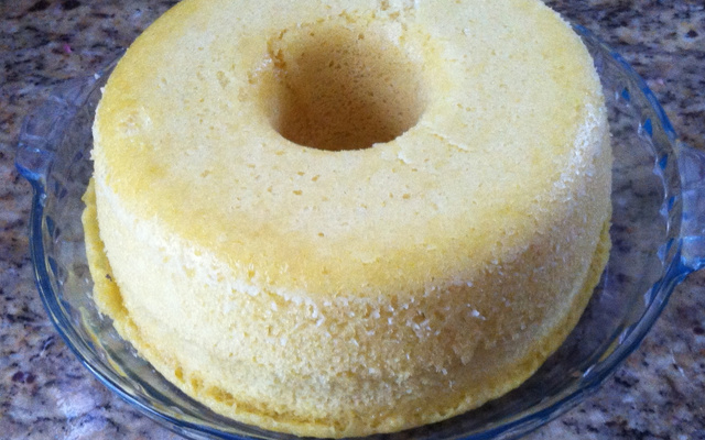 Bolo de laranja de microondas
