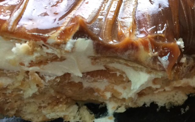 Pavê de doce de leite