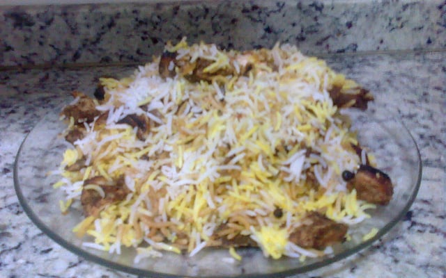 Biryani (arroz indiano)