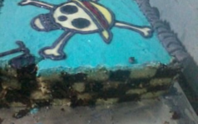 Bolo xadrez de brigadeiro