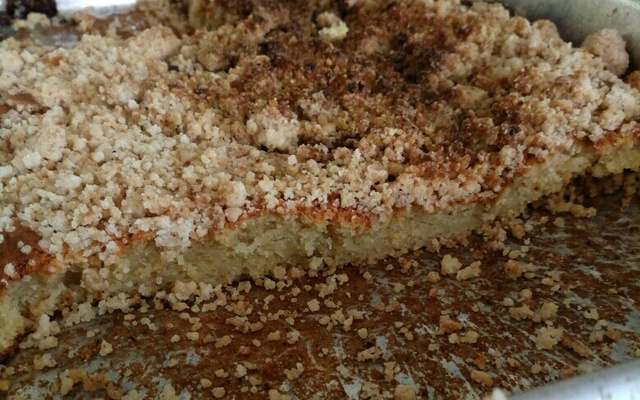 Cuca de banana sem glúten e sem lactose