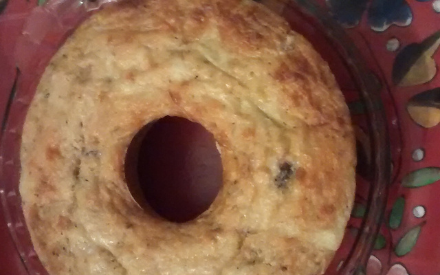 Torta de cenoura e ervilha