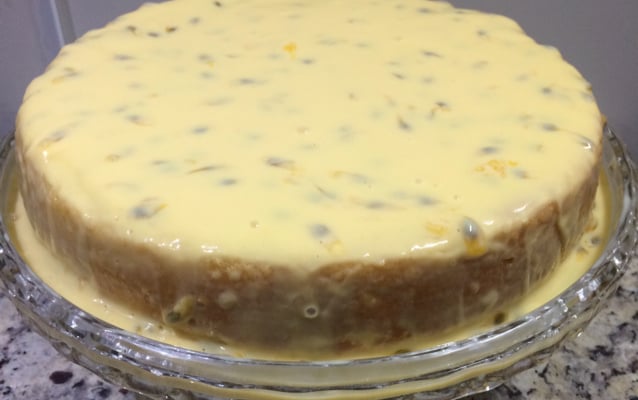 Bolo gelado de maracujá