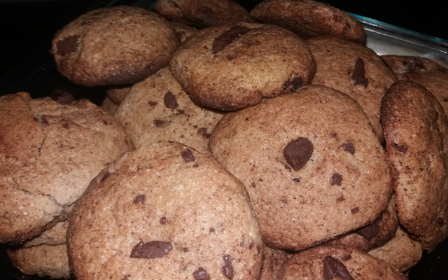 Cookies sem açúcar mascavo