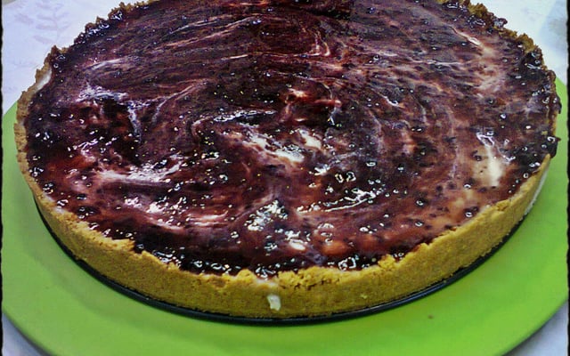 Cheesecake light com amora