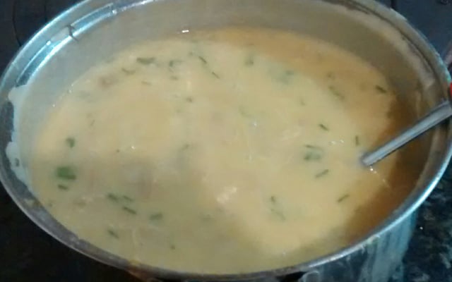 Sopa de mandioca