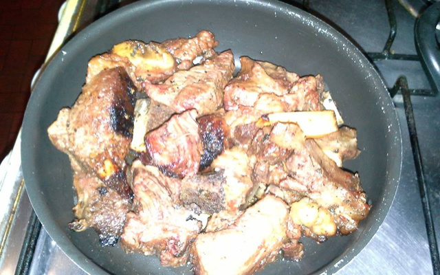 Costela na panela de pressão sem água