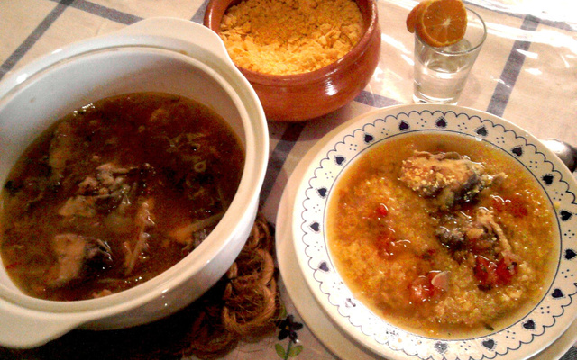 Ensopado de peixe à moda Emeliza