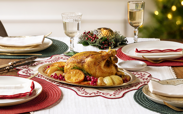 Peru com molho de laranja