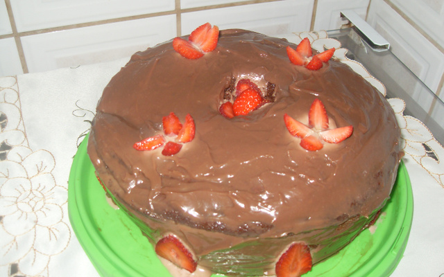 Bolo cavado guloseima