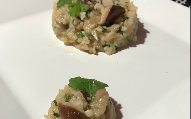 Risoto de shitake