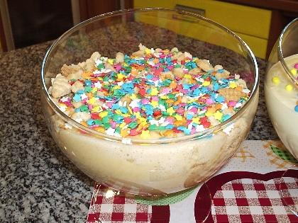 Manjar de Pêssego com Coco