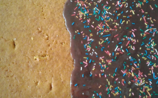 Calda de chocolate para bolos