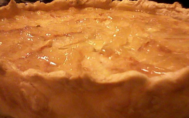 Torta de Maçã com Creme