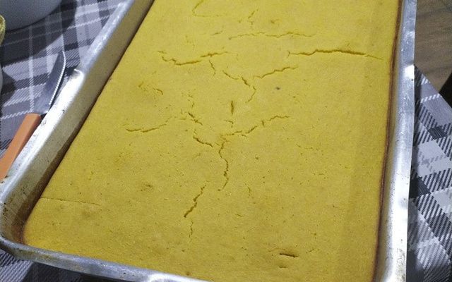 Bolo de milho salgado