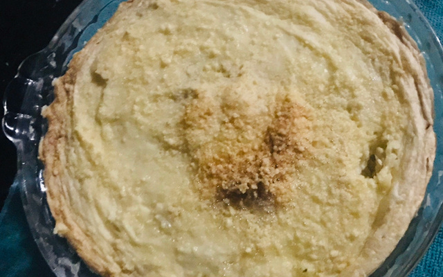 Torta de batata de micro-ondas