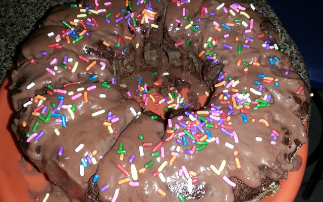 Calda de chocolate para bolos