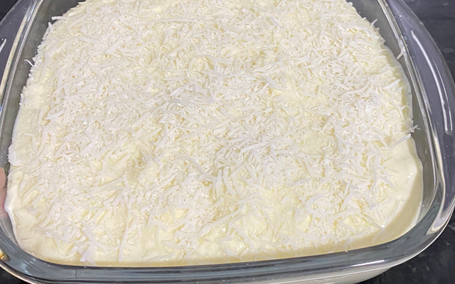 Pavê gelado de creme branco