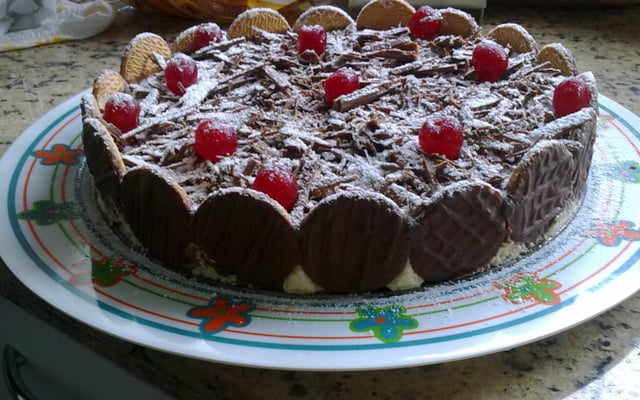 Torta holandesa com chocolate