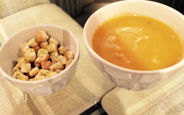 Sopa de legumes com frango