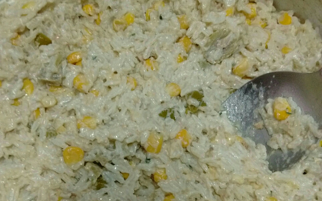 Risoto surpreendente de atum