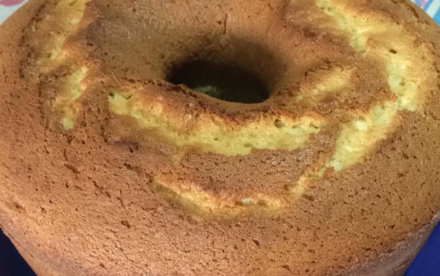 Bolo de fubá fofinho